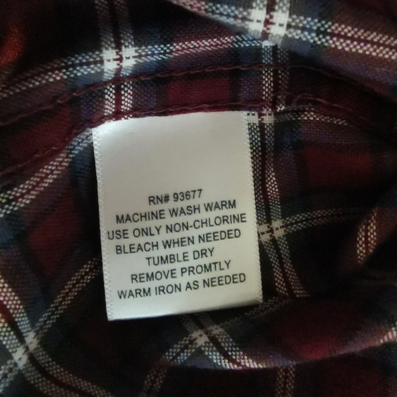 St. John's Bay cotton collared shirt long sleeves - Picture 7 of 7